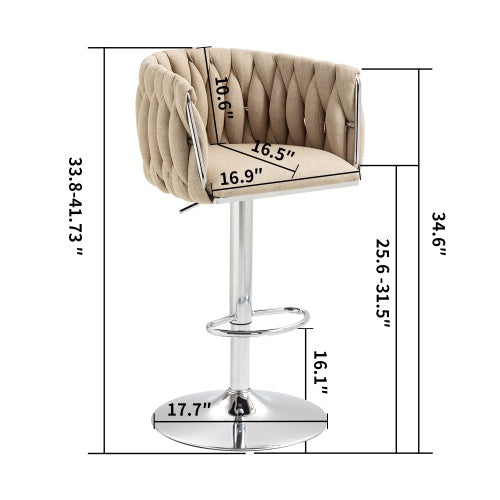 Swivel Bar Stools Set of 2 