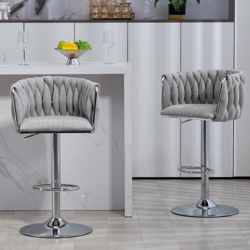 Swivel Bar Stools Set of 2 