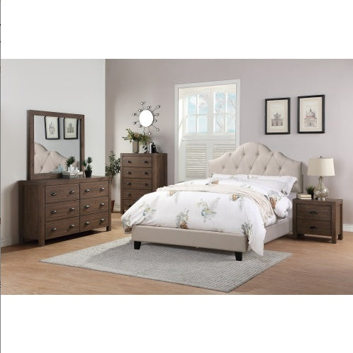 Queen Size Upholstered Bed Frame