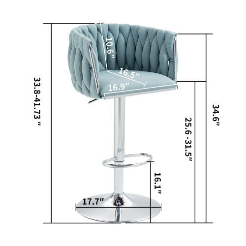 Swivel Bar Stools Set of 2 